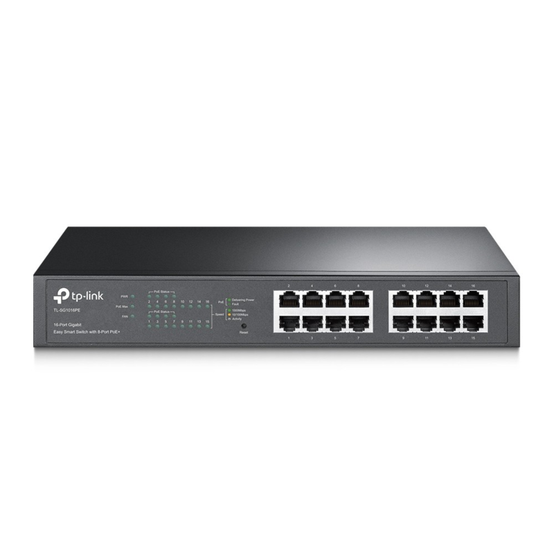 Switch smart PoE gestito TP-Link a 16 porte modello 1016