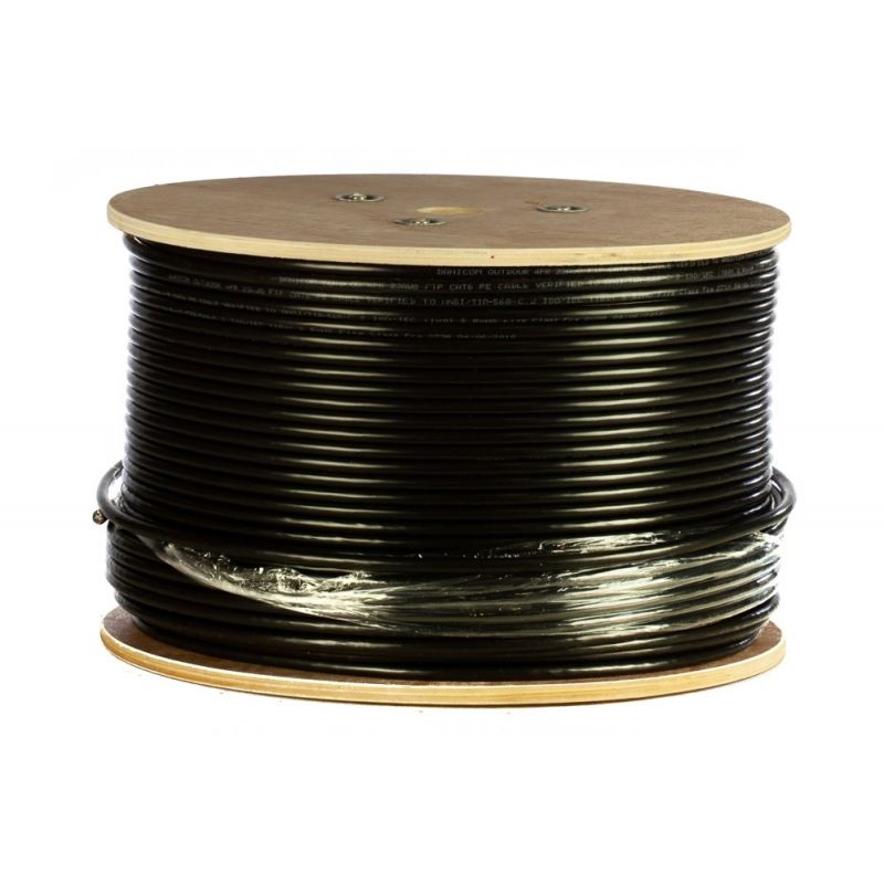 Cavo per esterni DANICOM CAT6 UTP 305m in rotolo rigido - PE (Fca)
