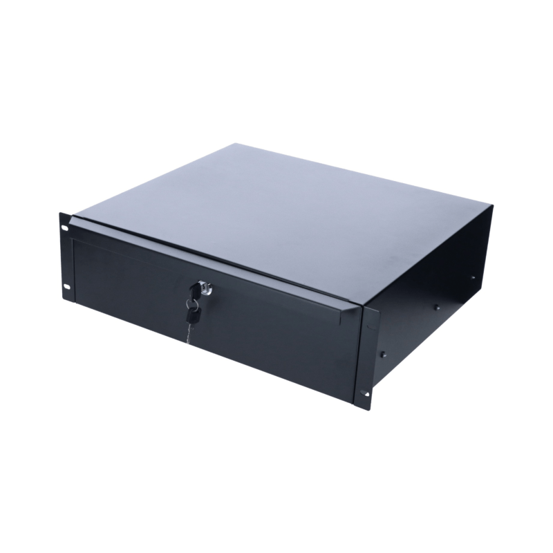 Cassetto metallico con serratura da 19 pollici - 3U
