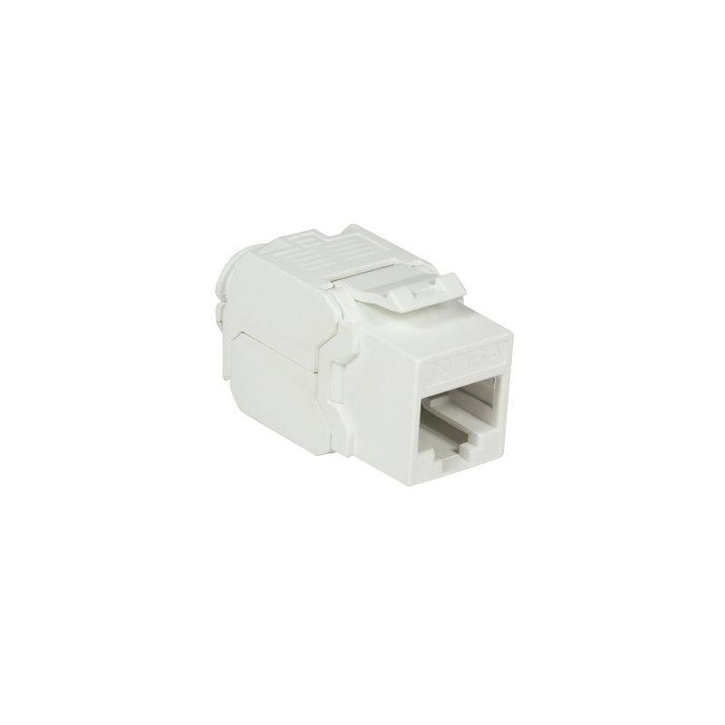 Connettore Keystone CAT6a UTP - Senza attrezzi - Bianco