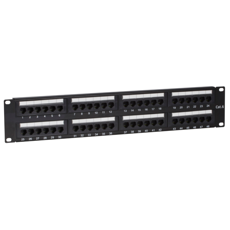 Pannello di permutazione CAT6 UTP - 48 porte