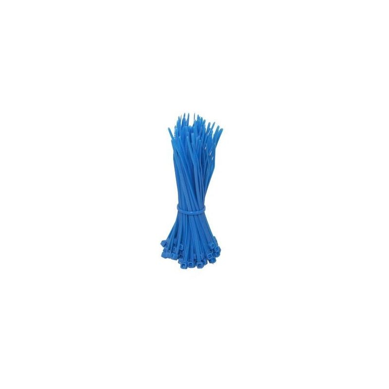 Fascette per cavi blu da 140 mm - 100 pezzi