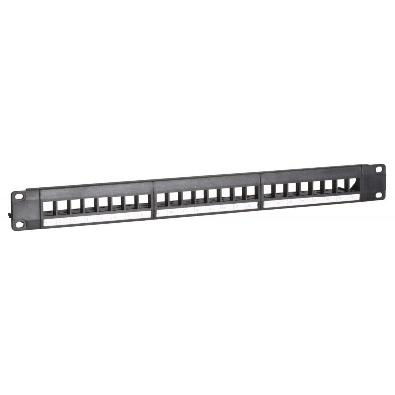Patch panel UTP per Keystone - 24 porte
