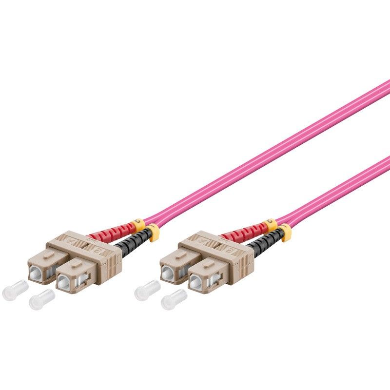 Cavo in fibra ottica SC-SC OM4 1 m