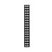 Canalina portacavi verticale 18U - larghezza 10 cm