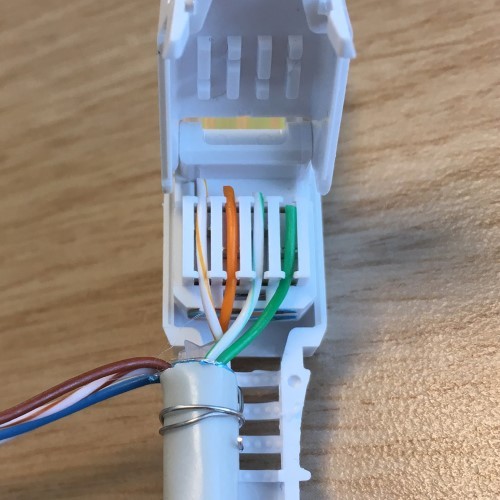 coppie di fili nel connettore