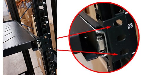 Installazione corretta di un ripiano estraibile